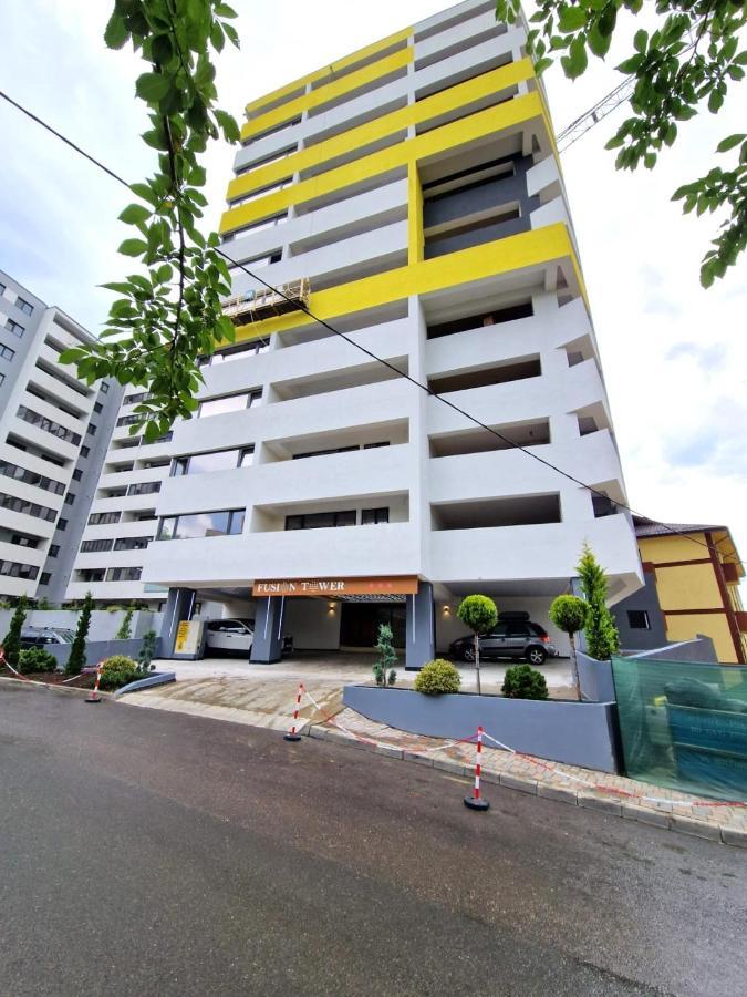 Apart Hotel Fusion Tower Iasi Eksteriør billede